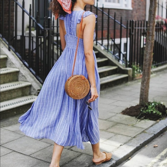 free people butterfly midi dress